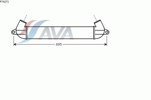 Фото 1 FT4271 AVA QUALITY COOLING Интеркулер