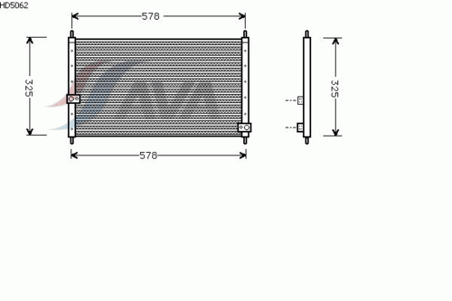 Фото 1 HD5062 AVA QUALITY COOLING Конденсатор, кондиционер