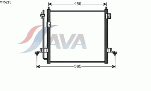 Фото 1 MT5218D AVA QUALITY COOLING Радиатор кондиционера