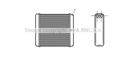 Фото 1 OL6206 AVA QUALITY COOLING Теплообменник, отопление салона