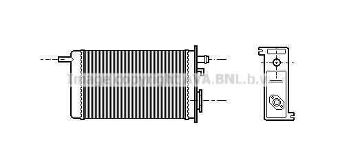 Фото 1 RT6096 AVA QUALITY COOLING Теплообменник, отопление салона