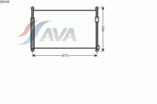 Фото 1 SZ5108D AVA QUALITY COOLING Конденсатор, кондиционер