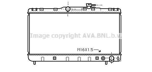 Фото 1 TO2145 AVA QUALITY COOLING Радиатор, охлаждение двигателя