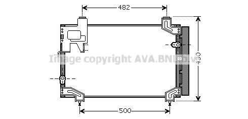 Фото 1 TO5394D AVA QUALITY COOLING Конденсатор, кондиционер