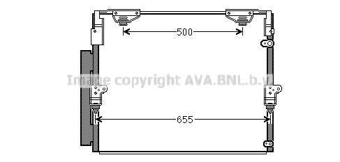 Фото 1 TO5560D AVA QUALITY COOLING Конденсатор, кондиционер