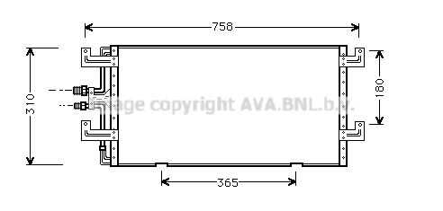Конденсатор кондиционера AVA QUALITY COOLING VN5145