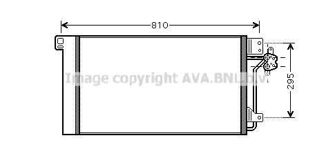 VNA5236D AVA QUALITY COOLING Конденсатор, кондиционер