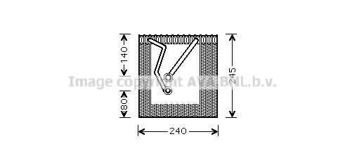 Испаритель, кондиционер AVA QUALITY COOLING VNV241