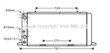 Радиатор AVA QUALITY COOLING AVA QUALITY COOLING AI2026