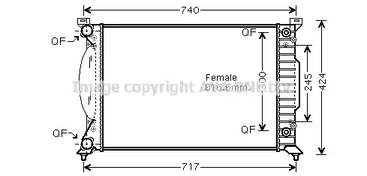 Радиатор AVA QUALITY COOLING AVA QUALITY COOLING AI2202