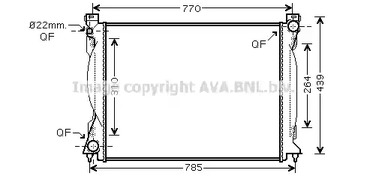 Радиатор системы охлаждения AVA QUALITY COOLING AI2235