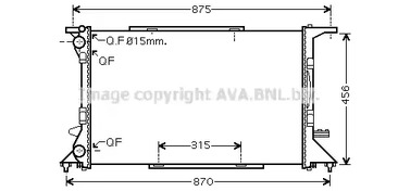 Ai2306 AVA QUALITY COOLING Радиатор системы охлаждения