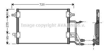 Радиатор кондиционера AVA QUALITY COOLING AI5176