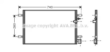 AI5237 AVA QUALITY COOLING Радиатор кондиционера