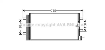 Конденсатор кондиционера AVA QUALITY COOLING AI5352D