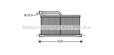 Радиатор печки AVA QUALITY COOLING AI6296