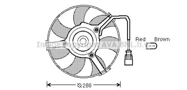 Вентилятор охлаждения AVA QUALITY COOLING AI7516