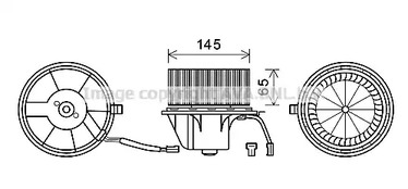 AI8375 AVA QUALITY COOLING Вентилятор салона