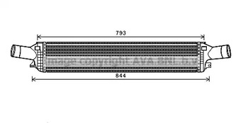 Интеркулер AVA QUALITY COOLING AIA4319