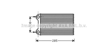 AIA6223 AVA QUALITY COOLING Радиатор отопителя