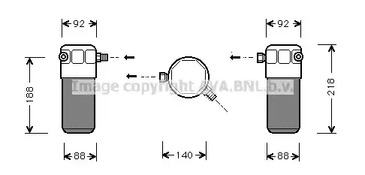 Осушитель конд AVA QUALITY COOLING AID152
