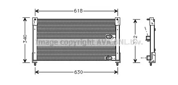Конденсатор кондиционера AVA QUALITY COOLING AU5116