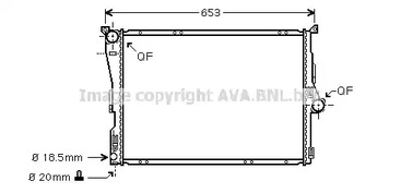 BW2304 AVA QUALITY COOLING Радиатор системы охлаждения