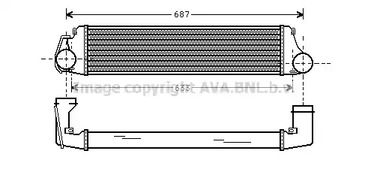 Интеркулер AVA QUALITY COOLING BW4207