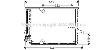 Конденсатор, кондиционер AVA QUALITY COOLING BW5180