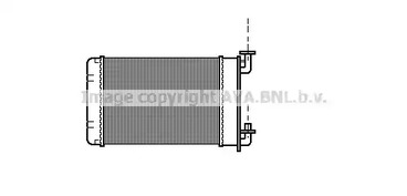 BW6022 AVA QUALITY COOLING Теплообменник, отопление салона