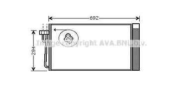 Радиатор кондиционера AVA QUALITY COOLING BWA5273D