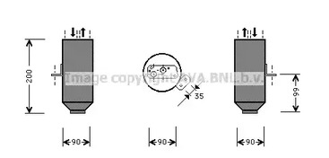 Осушитель кондиционера AVA QUALITY COOLING BWD217