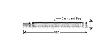 Осушитель конд AVA QUALITY COOLING BWD297