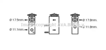 Расширительный клапан кондиционера AVA QUALITY COOLING CN1276