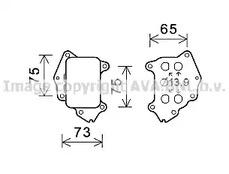 CN3309 AVA QUALITY COOLING Масляный радиатор