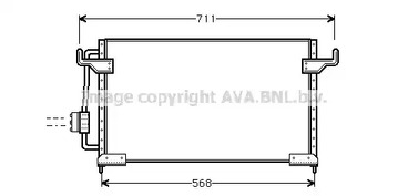 Радиатор кондиционера AVA QUALITY COOLING CN5085