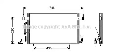 Конденсатор кондиционера AVA QUALITY COOLING CN5166