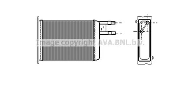 CN6128 AVA QUALITY COOLING Теплообменник, отопление салона