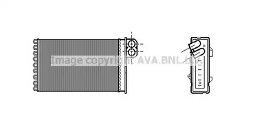 Радиатор печки AVA QUALITY COOLING CN6191