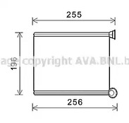 Радиатор отопителя AVA QUALITY COOLING CN6281