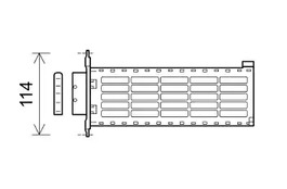 Радиатор печки AVA QUALITY COOLING CN6306