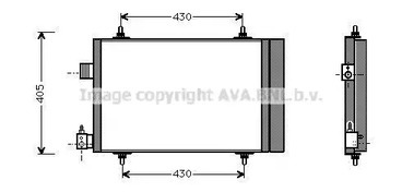 Конденсатор кондиционера AVA QUALITY COOLING CNA5173D