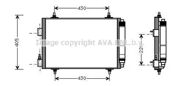 Радиатор кондиционера AVA QUALITY COOLING CNA5192D