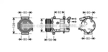 Компрессор кондиционера AVA QUALITY COOLING CNAK255