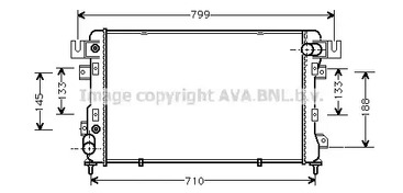 Радиатор системы охлаждения AVA QUALITY COOLING CR2011
