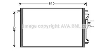 Радиатор кондиционера AVA QUALITY COOLING CRA5075