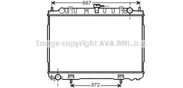 DN2241 AVA QUALITY COOLING Радиатор AVA QUALITY COOLING