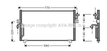 Конденсатор кондиционера AVA QUALITY COOLING DN5182