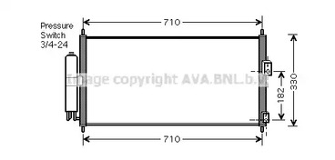 Конденсатор кондиционера AVA QUALITY COOLING DN5270D