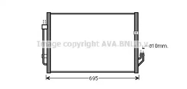 Конденсатор кондиционера AVA QUALITY COOLING DN5331